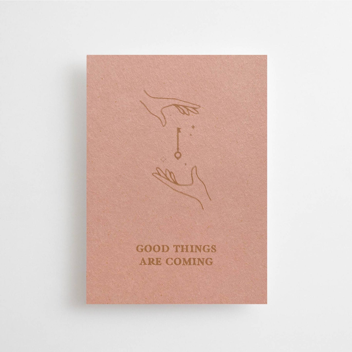 DE BONNES CHOSES ARRIVENT - MINI-CARTE -
