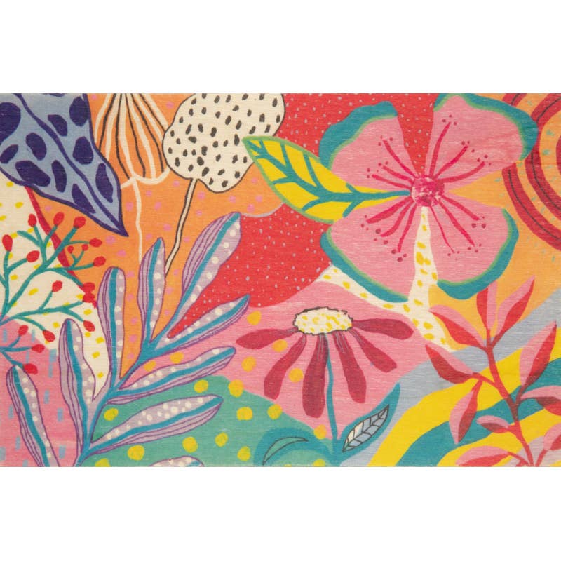 Carte postale en bois Giant Flowers 6