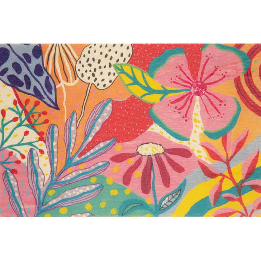 Carte postale en bois Giant Flowers 6