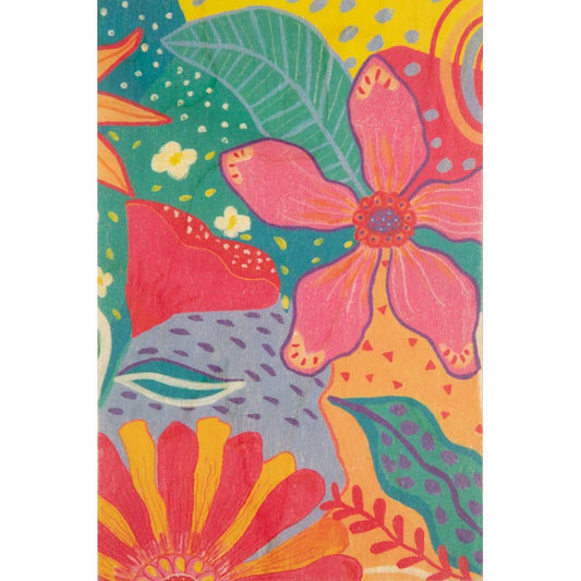 Carte postale en bois Giant Flowers 2