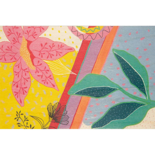 Carte postale en bois Giant Flowers 5