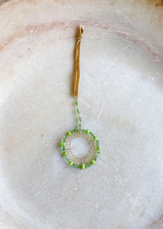 Couronne de verre verte