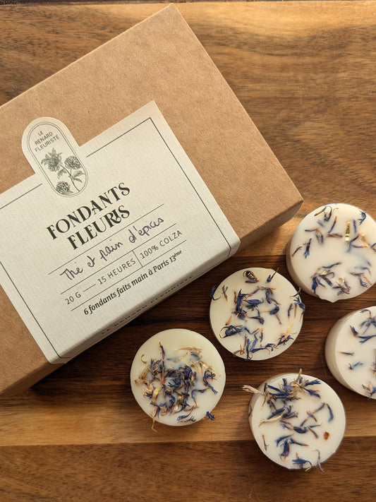 Fondants Fleuris Thé et Pain d'épice