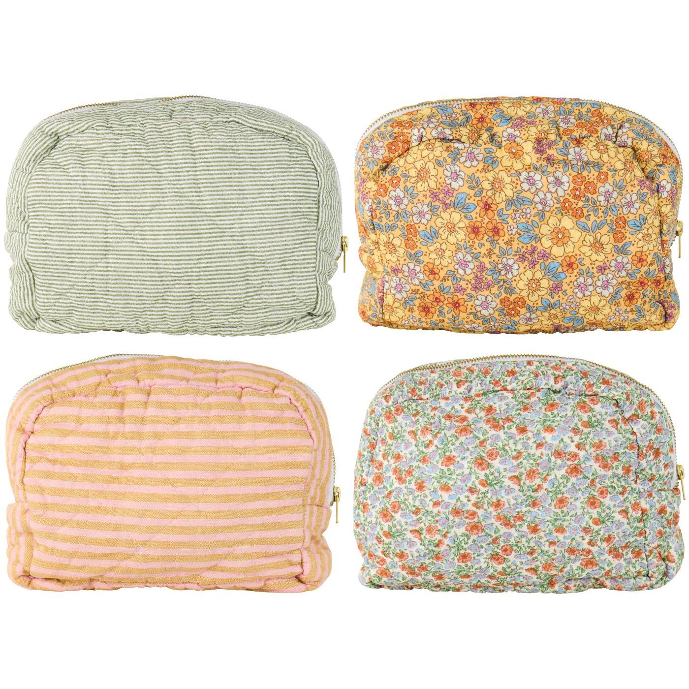 Trousse matelassée en coton