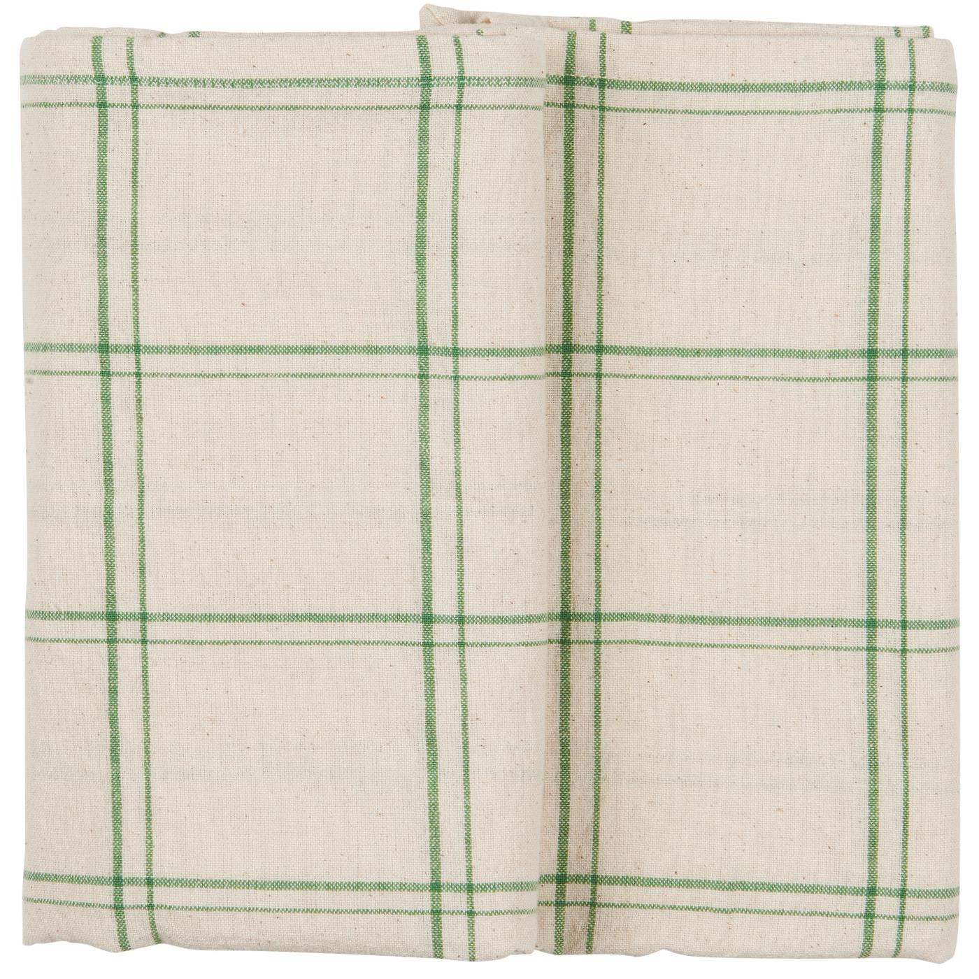 Nappe à grands carreaux amande – 150x150 cm | 100% coton