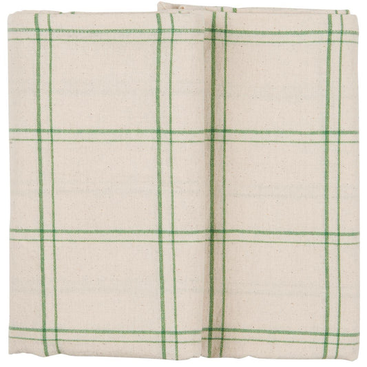 Nappe à grands carreaux amande – 150x150 cm | 100% coton