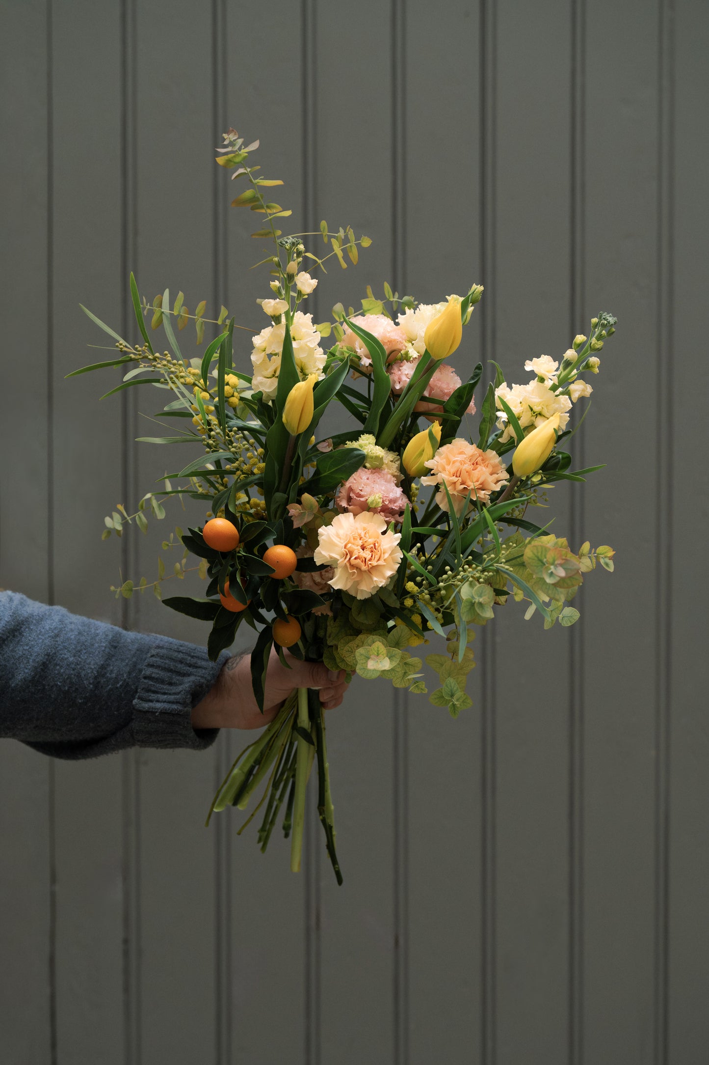 Bouquet Blanc et jaune de Saison
